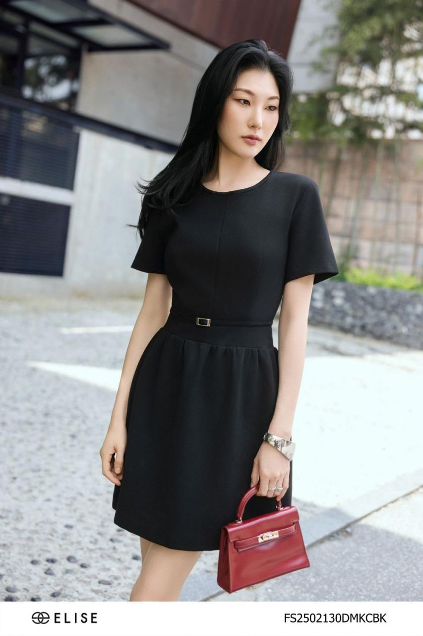 [🛒🇻🇳]ĐẦM UMI ĐEN BỔ GÂN GIỮA DÂY ĐAI EO – , SKU – FS2502130DMKCBK – elise.vn 🇻🇳🛒Top1Shop🛒 🇻🇳Top1Vietnam🇻🇳 🛍🛒🇻🇳