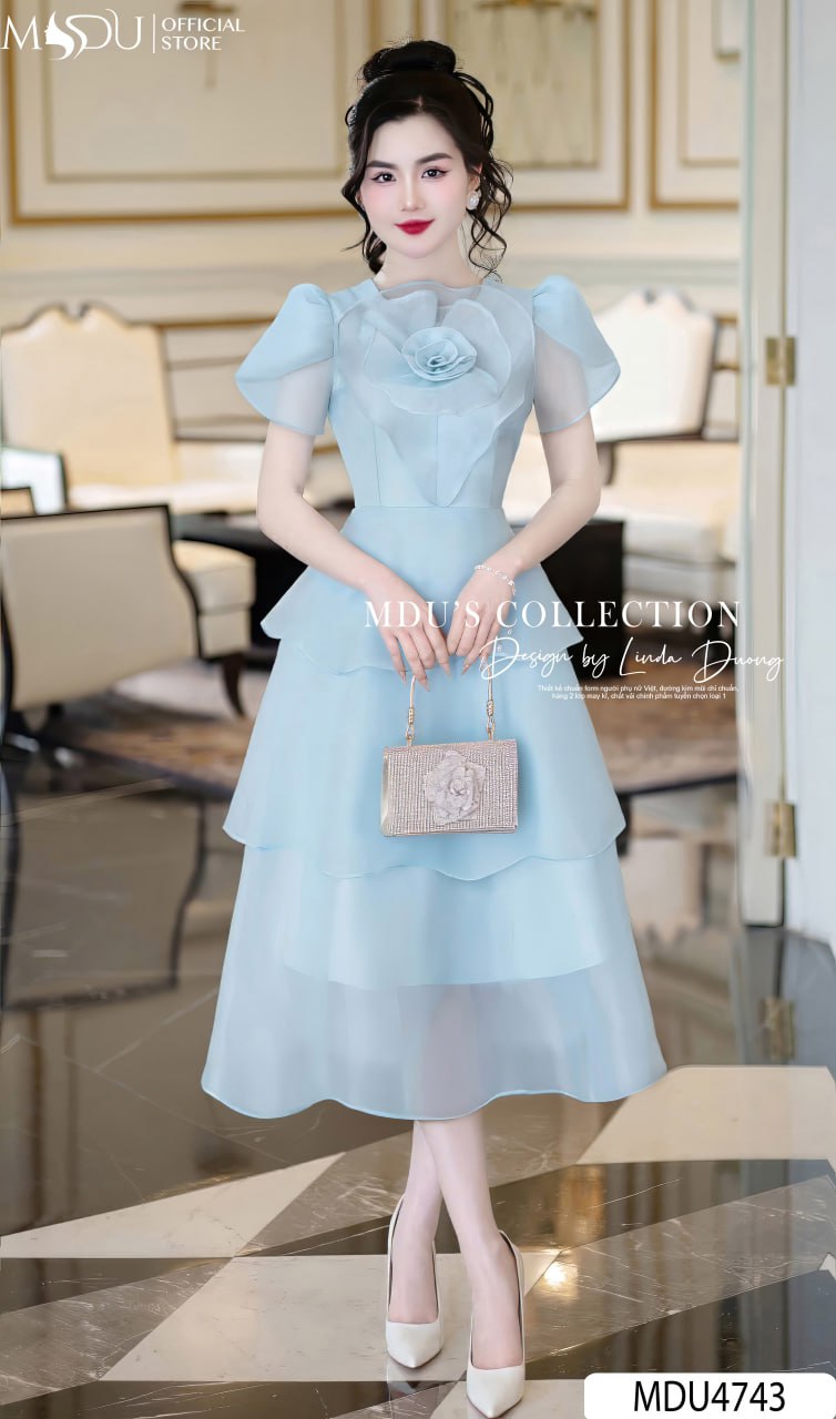 [🛒🇻🇳]Váy Thiết Kế MDU4743 Tay Bồng Hoa Đính Ngực Sang Trọng – , SKU – – mdufashion.com 🇻🇳🛒Top1Shop🛒 🇻🇳Top1Vietnam🇻🇳 🛍🛒🇻🇳