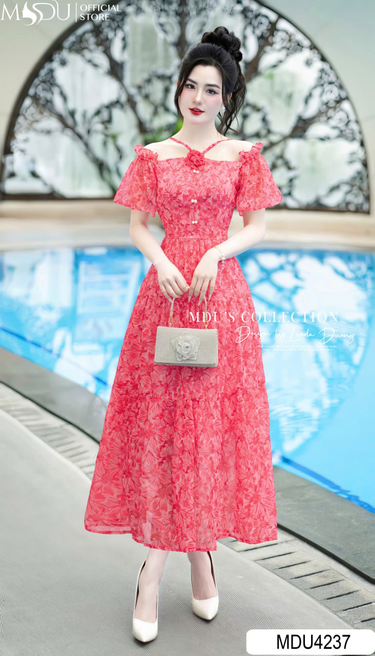 [🛒🇻🇳]Váy Thiết Kế MDU4237 Họa Tiết Hoa Nhí Trắng Phối Dáng Thanh Lịch – , SKU – MDU4237 – mdufashion.com 🇻🇳🛒Top1Shop🛒 🇻🇳Top1Vietnam🇻🇳 🛍🛒🇻🇳