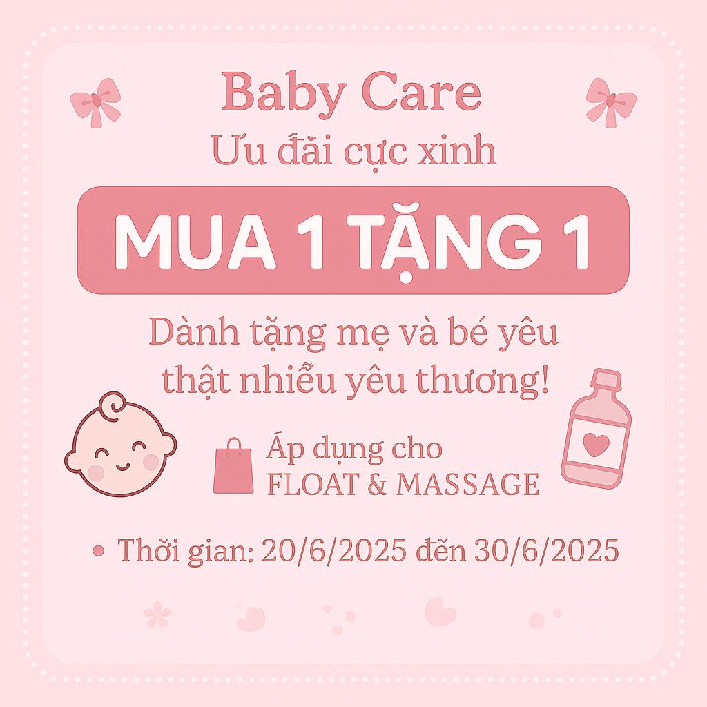 [🆕🇻🇳] Baby Care – Bé Vui Khoẻ, Mẹ An Tâm 🧑‍🧒❤️️👶⭐️  BÙNG NỔ ƯU ĐÃI – MUA 1 TẶNG 1
BƠI THỦY LIỆU CHO BÉ YÊU – CHỈ CÓ TẠI BABY CAREBa mẹ ơi, siêu deal hot hòn họt vừa cập bến Baby Care:
Mua 1 gói bơi th , shares-0✔️ , likes-0❤️️ , date-2025-06-20 14:49:12🇻🇳🇻🇳🇻🇳📰🆕