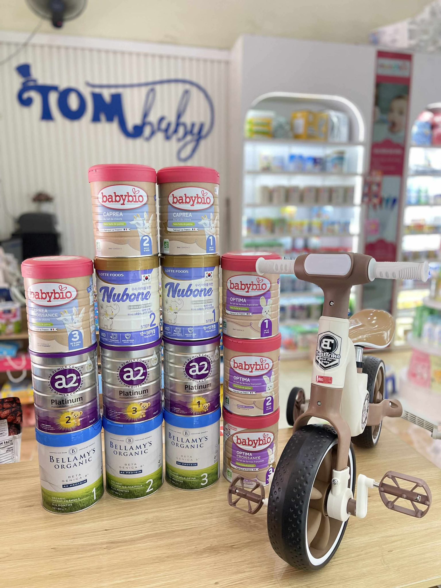 [🆕🇻🇳] Shop TOM BABY  Chuyên Bỉm,Thời trang cho bé,các loại Bánh kẹo, Kem, Thực phâm dinh dưỡng 🧑‍🧒❤️️👶⭐️ Mua sữa tặng quà xịn nào khách iuuu ơi
Mua 4 hộp tặng 1 vali
Mua 10 hộp tặng 1 xe đạp 3 bánh xịn sò
Quà có hạn khách iu nhanh tayyy nha
#tặngqua #BELLAMY # , shares-0✔️ , likes-1❤️️ , date-2025-06-07 20:02:53🇻🇳🇻🇳🇻🇳📰🆕