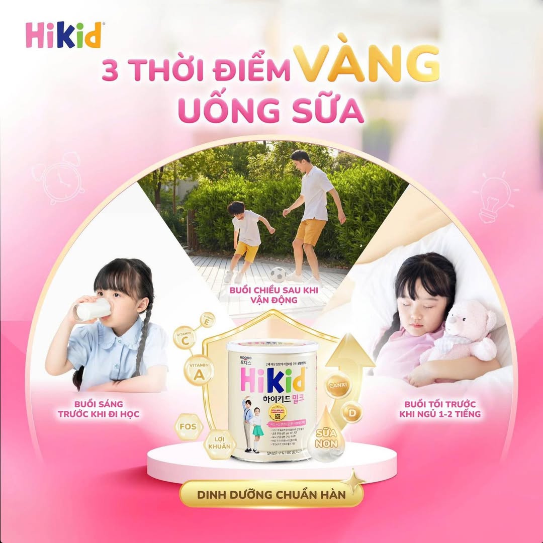 [🆕🇻🇳] Shop Như Ý – Mẹ và Bé Thế giới ăn dặm, thời trang cho Bé yêu 🧑‍🧒❤️️👶⭐️  3 THỜI ĐIỂM VÀNG UỐNG HIKID GIÚP CON HẤP THỤ TỐI ĐAMẹ có biết? Không chỉ uống sữa đúng loại, mà còn phải uống đúng thời điểm thì bé mới hấp thu tối đa d , shares-0✔️ , likes-1❤️️ , date-2025-06-28 04:34:31🇻🇳🇻🇳🇻🇳📰🆕