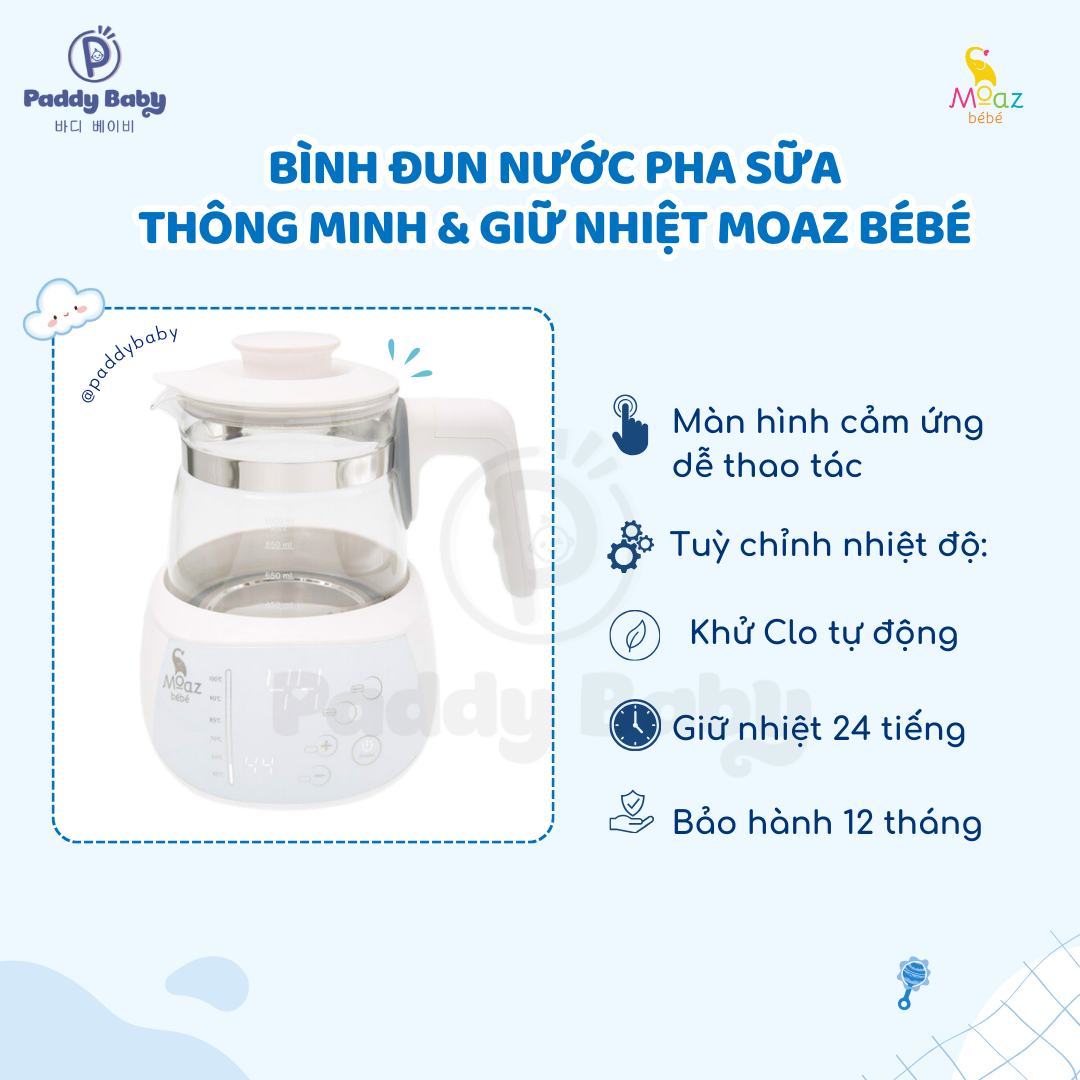 [🆕🇻🇳] Paddy Baby – Mẹ và Bé nội địa Hàn 🧑‍🧒❤️️👶⭐️ 𝐁𝐢̀𝐧𝐡 đ𝐮𝐧 𝐧𝐮̛𝐨̛́𝐜 𝐭𝐡𝐨̂𝐧𝐠 𝐦𝐢𝐧𝐡 𝐌𝐨𝐚𝐳 𝐁𝐞́𝐁𝐞́ – trợ thủ đắc lực cho Mẹ Bỉm khi pha sữa cho bé tại nhà đây rồi
Bảo hành chính hãng 12 tháng
Bình đun nước th , shares-0✔️ , likes-0❤️️ , date-2025-06-17 16:51:08🇻🇳🇻🇳🇻🇳📰🆕
