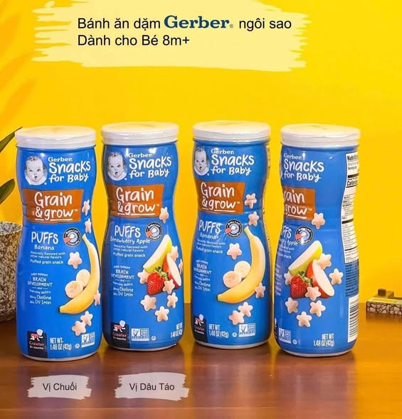 [🆕🇻🇳] Shop TOM BABY  Chuyên Bỉm,Thời trang cho bé,các loại Bánh kẹo, Kem, Thực phâm dinh dưỡng 🧑‍🧒❤️️👶⭐️ Bánh ngon về nhiều ạ
𝐁á𝐧𝐡 𝐆𝐞𝐫𝐛𝐞𝐫 𝐜𝐚𝐨 ă𝐧 𝐝ặ𝐦 𝐡ì𝐧𝐡 𝐧𝐠ô𝐢 𝐬𝐚𝐨
Thế Giới Ăn Dặm
𝐁Á𝐍𝐇 Ă𝐍 𝐃Ặ𝐌 𝐆𝐄𝐑𝐁𝐄𝐑 𝐌Ỹ
thích hợp tâp cầm, nắm
Kích thích vị giác
Bánh , shares-1✔️ , likes-0❤️️ , date-2025-06-22 00:00:14🇻🇳🇻🇳🇻🇳📰🆕