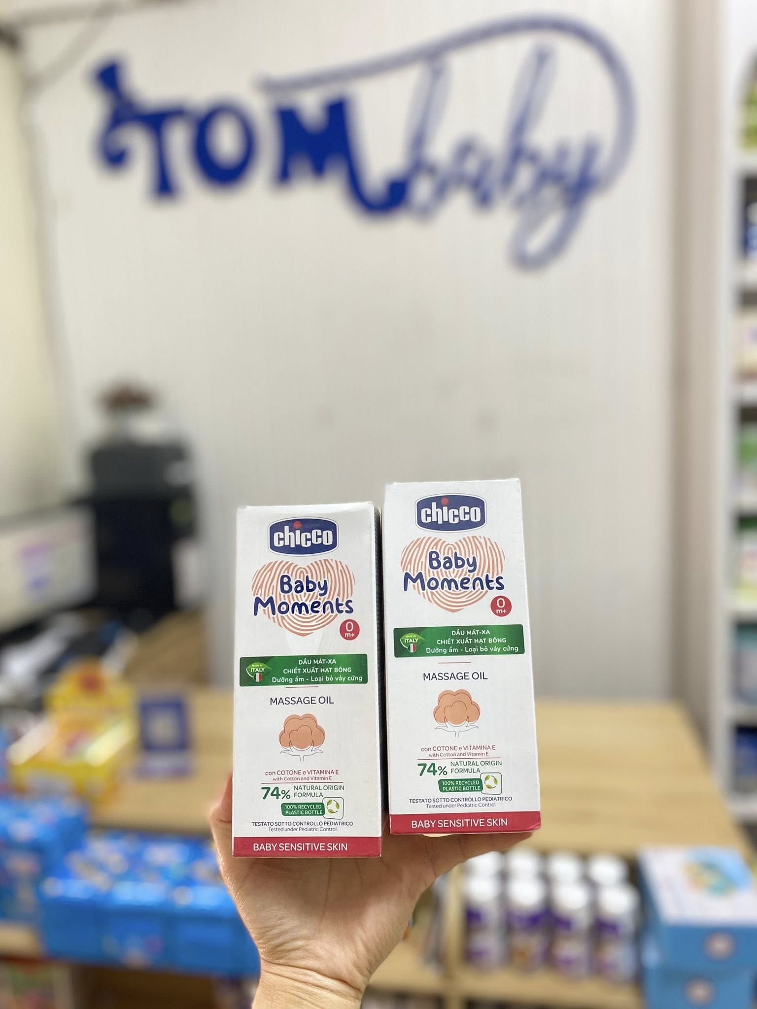 [🆕🇻🇳] Shop TOM BABY  Chuyên Bỉm,Thời trang cho bé,các loại Bánh kẹo, Kem, Thực phâm dinh dưỡng 🧑‍🧒❤️️👶⭐️ DẦU MASSAGE CHICCOTinh dầu matxa cám gạo dùng cực thích, da hết khô, hết nẻ khi matxa cho bé yêuCho bé từ sơ sinhGiúp bổ sung độ ẩm và nuôi dưỡng  , shares-0✔️ , likes-0❤️️ , date-2025-06-24 23:00:03🇻🇳🇻🇳🇻🇳📰🆕