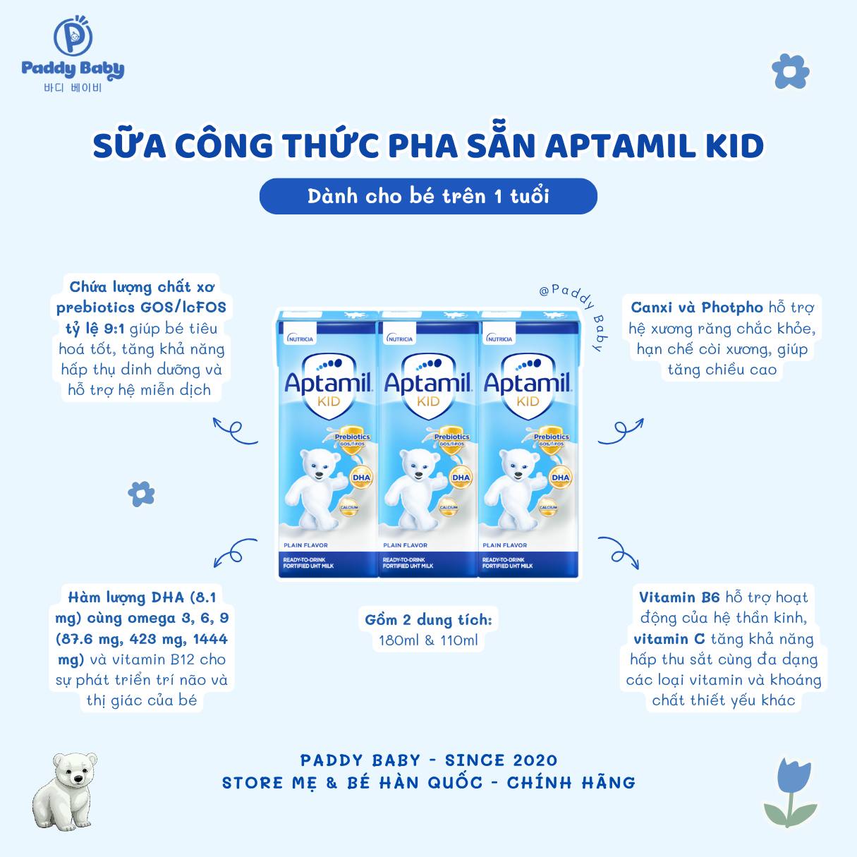 [🆕🇻🇳] Paddy Baby – Mẹ và Bé nội địa Hàn 🧑‍🧒❤️️👶⭐️ 𝐒𝐮̛̃𝐚 𝐜𝐨̂𝐧𝐠 𝐭𝐡𝐮̛́𝐜 𝐩𝐡𝐚 𝐬𝐚̆̃𝐧 𝐀𝐩𝐭𝐚𝐦𝐢𝐥 𝐊𝐢𝐝 – nguồn dinh dưỡng tối ưu cho bé trên 1 tuổi!Tiện lợi: Hộp pha sẵn 180ml và 110ml, dễ dàng mang theo khi bé đi  , shares-0✔️ , likes-0❤️️ , date-2025-06-27 00:01:01🇻🇳🇻🇳🇻🇳📰🆕