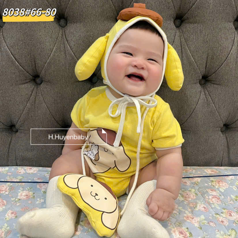 [🆕🇻🇳]  Thuỷ Nghé Kids  – Chuyên sỉ SLL quần áo Thời Trang Trẻ Em & Sơ Sinh đầy đủ các mẫu 🧑‍🧒❤️️👶⭐️  BODY CÚN VÀNG – FULL 3 MÓN CƯNG XỈUGồm:
Body chip tay ngắn – in cún vàng
Mũ rời tai dài cực dễ thương
Túi đeo hình gấuChất cotton lạnh – mát, mềm , shares-0✔️ , likes-0❤️️ , date-2025-07-05 21:37:26🇻🇳🇻🇳🇻🇳📰🆕