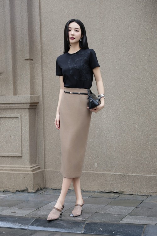 [🛒🇻🇳]Chân váy - Brown Raw Pencil Skirt - , SKU - - sixdo.vn 🇻🇳🛒Top1Shop🛒 🇻🇳Top1Vietnam🇻🇳 🛍🛒🇻🇳