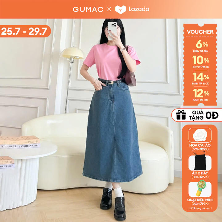 [🛒🇻🇳][25-29.7 |Voucher 10-12%] Chân váy nữ jean A thời trang Gmorning – GUMAC YVJF01071 – Gumac , SKU – 2996549123_VNAMZ-14434671004 – lazada.vn 🇻🇳🛒Top1Shop🛒 🇻🇳Top1Vietnam🇻🇳 🛍🛒🇻🇳