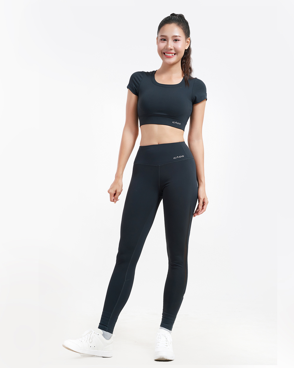 [🛒🇻🇳]Set Đồ Tập Gym, Yoga, Chạy Bộ Nữ ICADO HT101 – Đen – Thế giới đồ tập , SKU – 69399 – thegioidotap.vn 🇻🇳🛒Top1Shop🛒 🇻🇳Top1Vietnam🇻🇳 🛍🛒🇻🇳