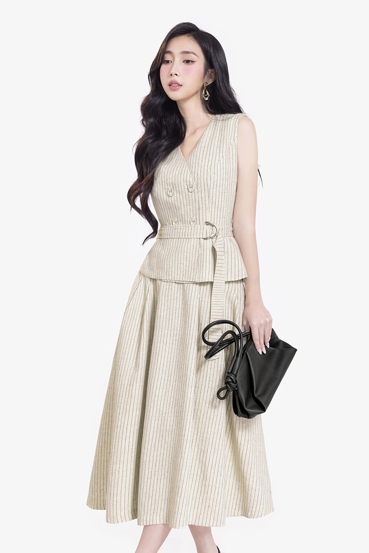 [🛒🇻🇳]Chân váy xòe midi kẻ sọc – K&K Fashion , SKU – CV10-13 – kkfashion.vn 🇻🇳🛒Top1Shop🛒 🇻🇳Top1Vietnam🇻🇳 🛍🛒🇻🇳