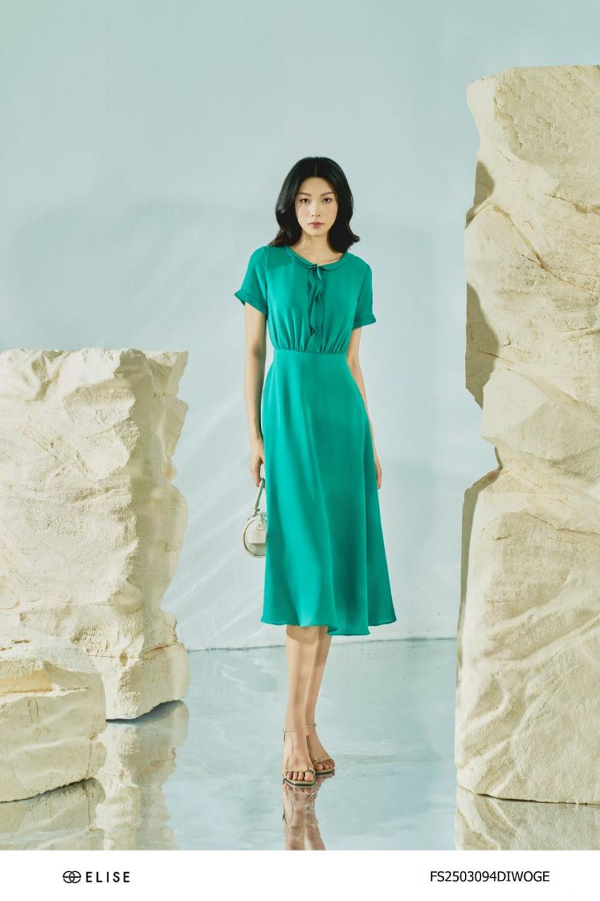 [🛒🇻🇳]ĐẦM SẠN XANH LỤC BẢO VIỀN BÈO - , SKU - FS2503094DIWOGE - elise.vn 🇻🇳🛒Top1Shop🛒 🇻🇳Top1Vietnam🇻🇳 🛍🛒🇻🇳