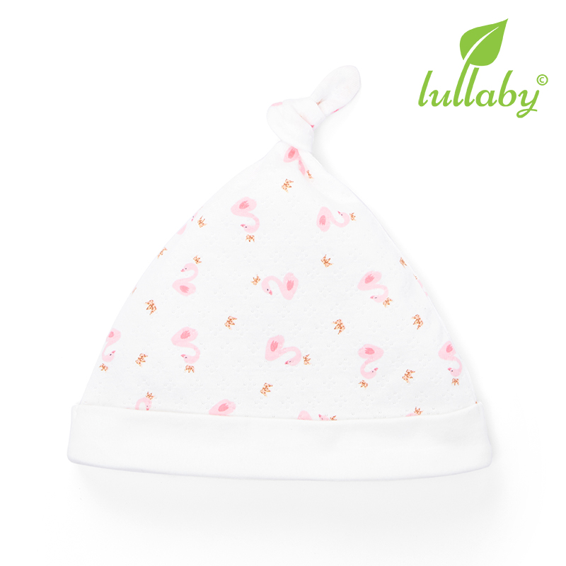[🛒🇻🇳]NH62B.4 – Mũ thắt nút Lullaby màu trắng họa tiết vịt hồng – Lullaby , SKU – 4407 – moby.com.vn 🇻🇳🛒Top1Shop🛒 🇻🇳Top1Vietnam🇻🇳 🛍🛒🇻🇳