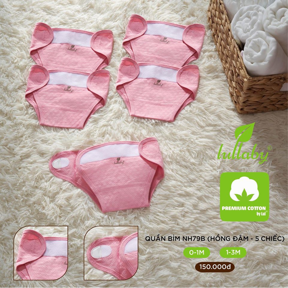 [🛒🇻🇳]NH79B.3 – Quần bỉm sơ sinh Lullaby màu hồng đậm – Lullaby , SKU – 4395 – moby.com.vn 🇻🇳🛒Top1Shop🛒 🇻🇳Top1Vietnam🇻🇳 🛍🛒🇻🇳
