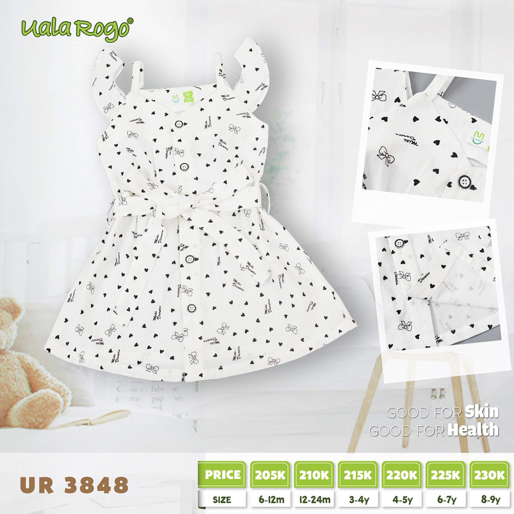 [🛒🇻🇳]UR3848.1 – Đầm hoạ tiết cho bé gái Uala Rogo – Màu trắng – Uala Rogo , SKU – 3766 – moby.com.vn 🇻🇳🛒Top1Shop🛒 🇻🇳Top1Vietnam🇻🇳 🛍🛒🇻🇳