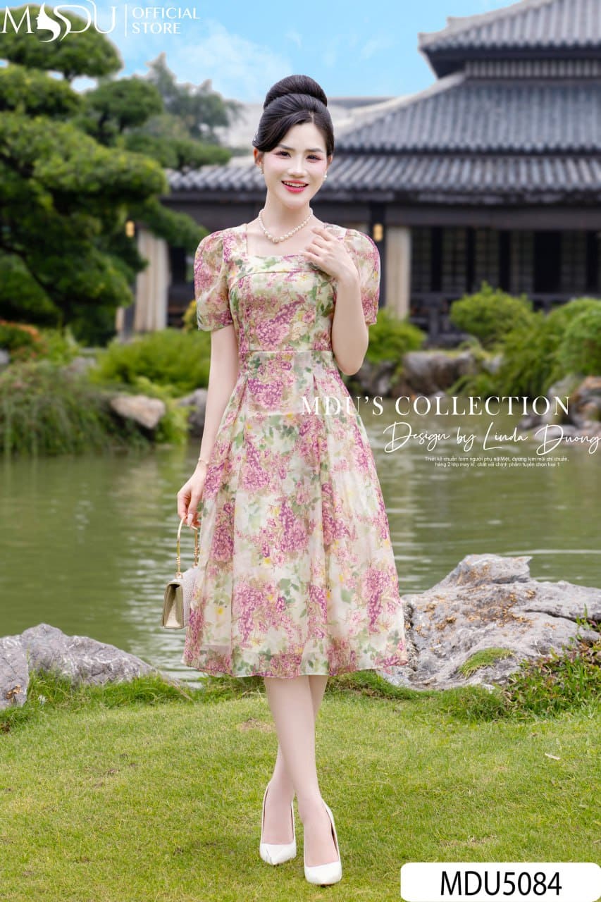 [🛒🇻🇳]Váy Thiết Kế MDU5084 Cổ Vuông Hoa Nổi Họa Tiết Cẩm Tú Cầu – , SKU – – mdufashion.com 🇻🇳🛒Top1Shop🛒 🇻🇳Top1Vietnam🇻🇳 🛍🛒🇻🇳