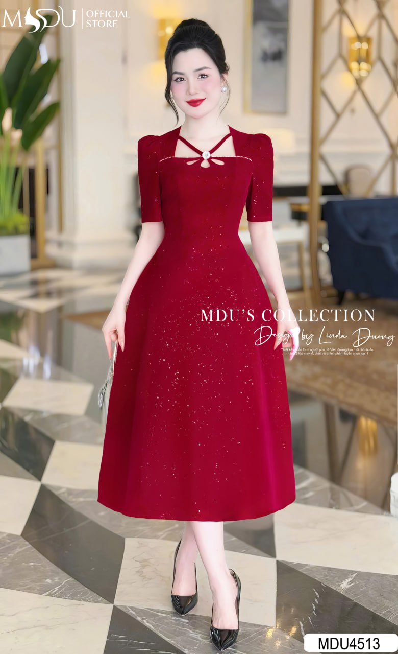 [🛒🇻🇳]Váy Thiết Kế MDU4513 Dáng Váy Xòe Đính Kim Sa Lấp Lánh – , SKU – – mdufashion.com 🇻🇳🛒Top1Shop🛒 🇻🇳Top1Vietnam🇻🇳 🛍🛒🇻🇳