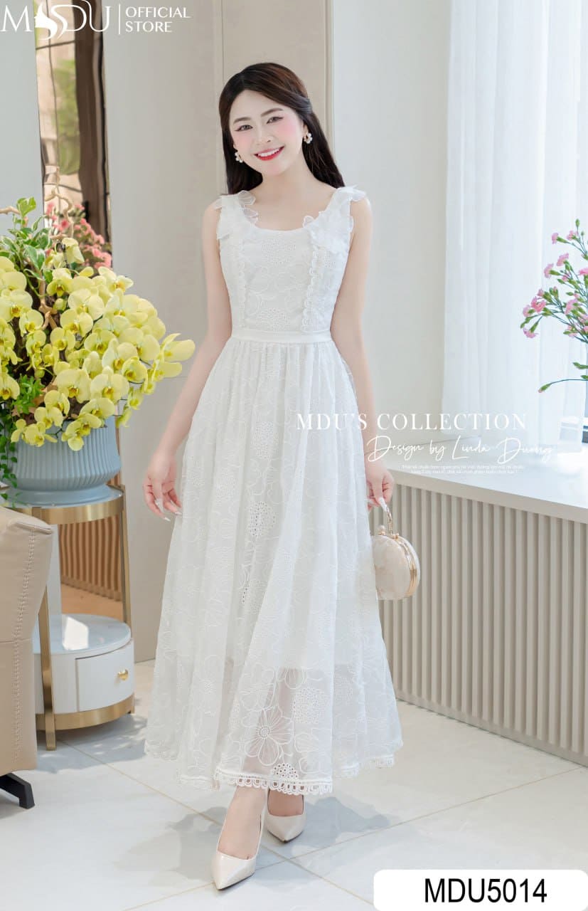 [🛒🇻🇳]Váy Thiết Kế MDU5014 Ren Hoa Nổi Trắng Tinh Khôi Dáng Xòe – , SKU – – mdufashion.com 🇻🇳🛒Top1Shop🛒 🇻🇳Top1Vietnam🇻🇳 🛍🛒🇻🇳