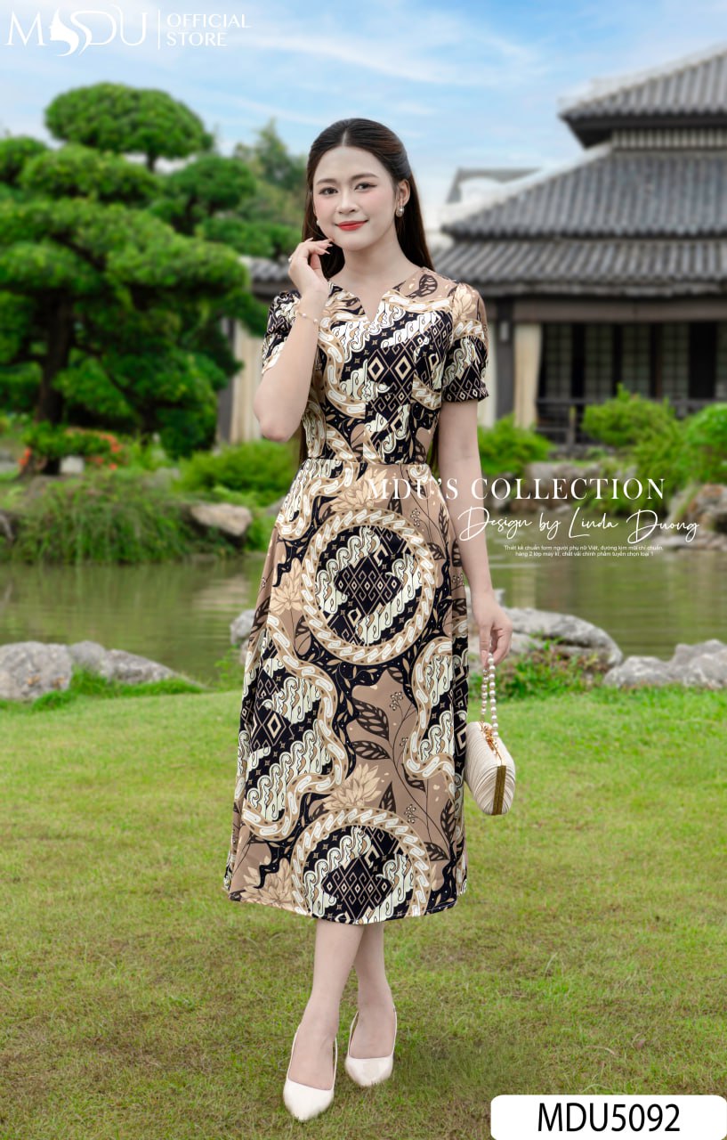 [🛒🇻🇳]Váy Thiết Kế MDU5092 Lụa Mango Họa Tiết Baroque Thanh Lịch – , SKU – – mdufashion.com 🇻🇳🛒Top1Shop🛒 🇻🇳Top1Vietnam🇻🇳 🛍🛒🇻🇳