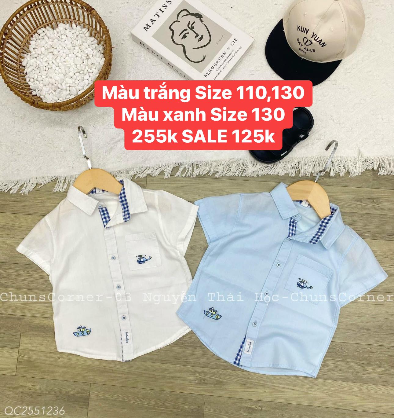 [🆕🇻🇳] Chun’s Corner – Thiết kế & Thời trang 🧑‍🧒❤️️👶⭐️ – Áo bé trai  S.ALE sâu đậm lun các mẹ ưiHàng có sẵn
Ship toàn quốcAdd : Số nhà 46, Hẻm 1/62, Ngõ 1 Bùi Xương Trạch, Thanh Xuân, Hà Nội.
Open :  , shares-1✔️ , likes-4❤️️ , date-2025-04-24 21:24:20🇻🇳🇻🇳🇻🇳📰🆕