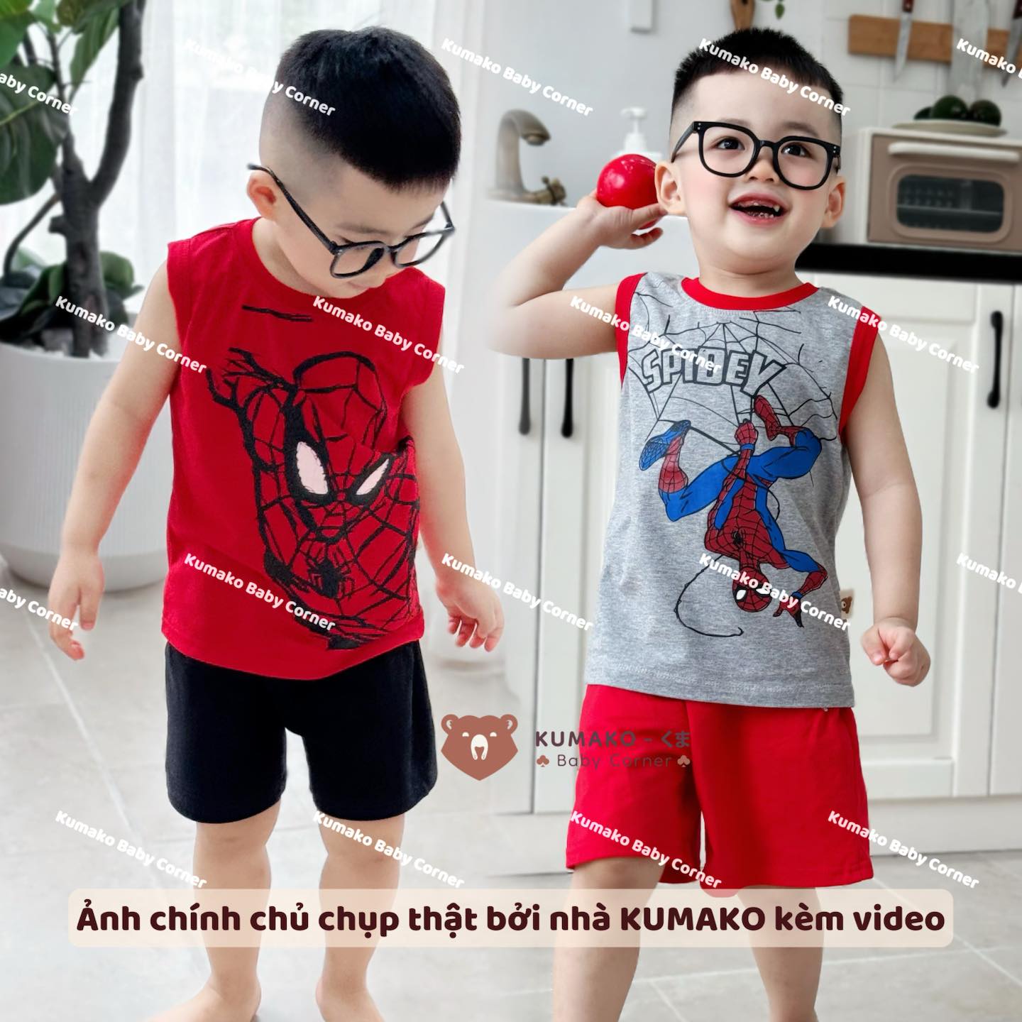 [🆕🇻🇳]  Kumako Baby Corner  🧑‍🧒❤️️👶⭐️ Lên liền sét ba lỗ mát mẻ cho các e bé iuSét 2 Bộ Thun Cotton 3 lỗ Sát Nách Người Nhện Đỏ Xám Spiderman Siêu Nhân Marvel
Cả bộ quần và áo chất cotton 4 , shares-1✔️ , likes-8❤️️ , date-2025-06-09 23:27:00🇻🇳🇻🇳🇻🇳📰🆕