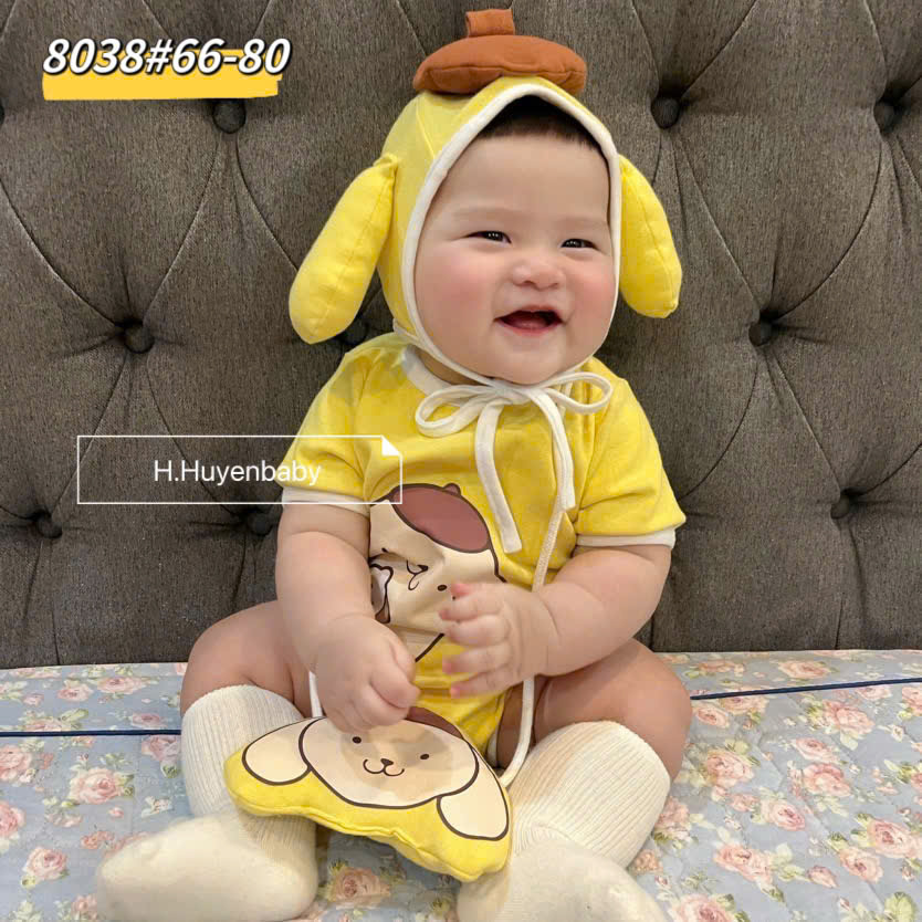 [🆕🇻🇳]  Thuỷ Nghé Kids  – Chuyên sỉ SLL quần áo Thời Trang Trẻ Em & Sơ Sinh đầy đủ các mẫu 🧑‍🧒❤️️👶⭐️  BODY CÚN VÀNG – FULL 3 MÓN CƯNG XỈUGồm:
Body chip tay ngắn – in cún vàng
Mũ rời tai dài cực dễ thương
Túi đeo hình gấuChất cotton lạnh – mát, mềm , shares-0✔️ , likes-0❤️️ , date-2025-07-05 21:16:53🇻🇳🇻🇳🇻🇳📰🆕