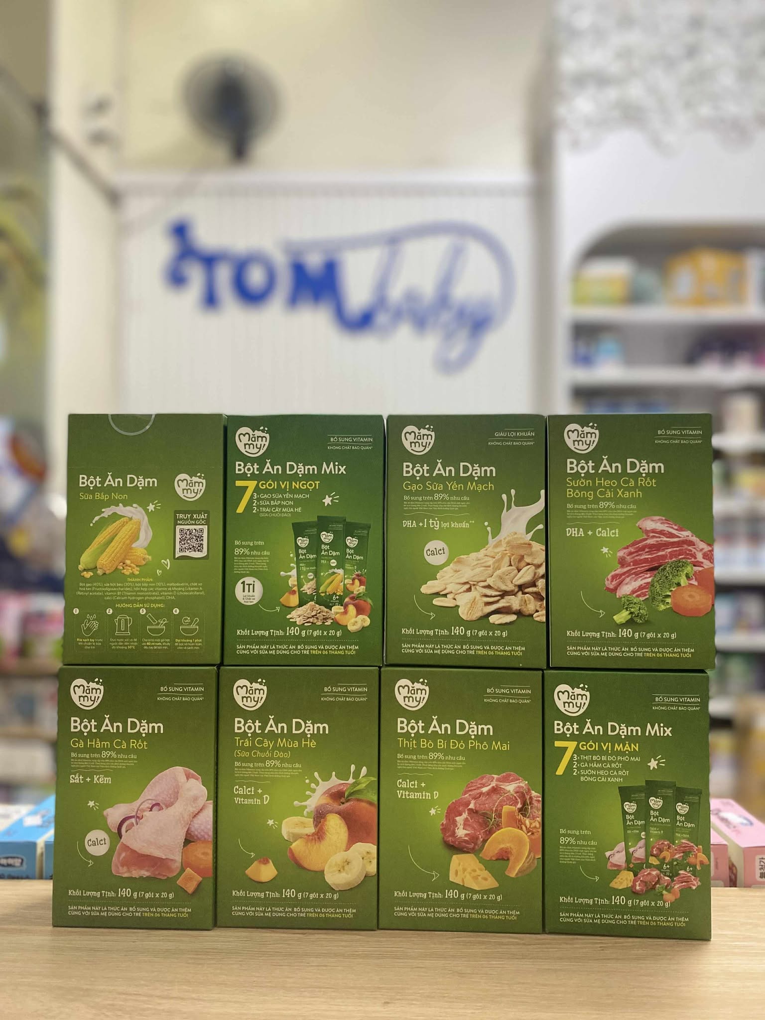 [🆕🇻🇳] Shop TOM BABY  Chuyên Bỉm,Thời trang cho bé,các loại Bánh kẹo, Kem, Thực phâm dinh dưỡng 🧑‍🧒❤️️👶⭐️ Bột ăn dặm Mămmy
Kích thích vị giác phát triển thể chất toàn diện cho bé từ 6 tháng tuổi
Bột ăn dặm đầu tiên bổ sung tới 100% nhu cầu
DHA , Sắt , Kẽm , , shares-1✔️ , likes-0❤️️ , date-2025-07-02 16:02:14🇻🇳🇻🇳🇻🇳📰🆕