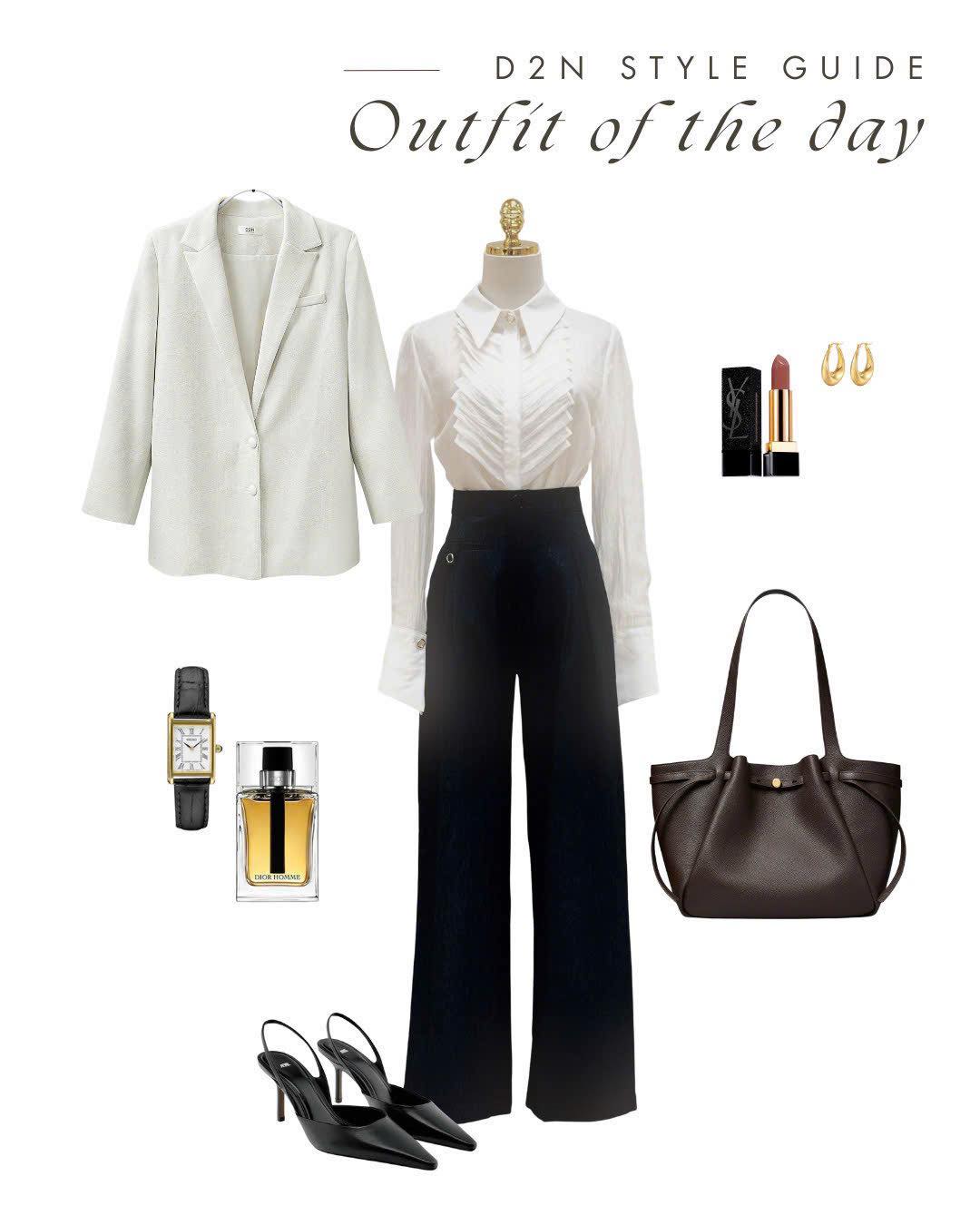 [🆕🇻🇳] D2N.Official 👕 Top1Fashion 👗  OUTFIT OF THE DAY | CLASSIC OFFICE CHARMThanh lịch, nền nã nhưng không nhàm chán – công thức phối đồ chuẩn mực cho nàng công sở hiện đại với sơ mi trắng  , shares-0✔️ , likes-3❤️️ , date-2025-07-17 15:14:35🇻🇳🇻🇳🇻🇳📰🆕