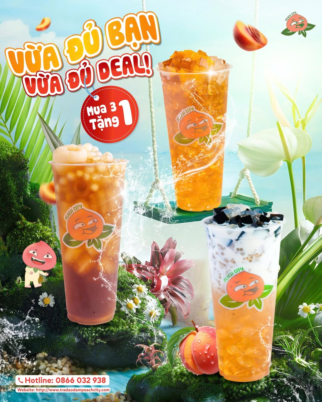 [🆕🇻🇳] Trà đào dầm Peach City – THƯƠNG HIỆU TRÀ ĐÀO DẦM SỐ 1 VIỆT NAM 🍔 Top1Food  🍜  NGÀY HỘI TRÀ ĐÀO – MUA 3 TẶNG 1 CỰC ĐÃ!
Cảnh báo: Deal này dễ “gây nghiện” và khó dừng lại lắm nha!
Mỗi tháng chỉ có 1 ngày 8 – Peach City chơi lớn:
, shares-0✔️ , likes-2❤️️ , date-2025-07-08 15:00:26🇻🇳🇻🇳🇻🇳📰🆕