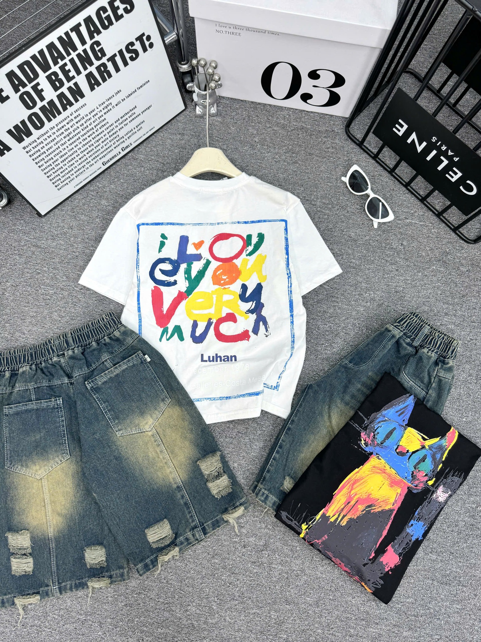 [🆕🇻🇳]  Sunny kids – Quần áo trẻ em 🧑‍🧒❤️️👶⭐️  Quần ngố hot trend cho bé gái cá tính
Set áo thun in hình mèo nghệ thuật phối quần ngố jean rách – đúng gu các bé năng động, cá tính nhưng vẫn siêu dễ th , shares-0✔️ , likes-1❤️️ , date-2025-07-15 02:09:28🇻🇳🇻🇳🇻🇳📰🆕