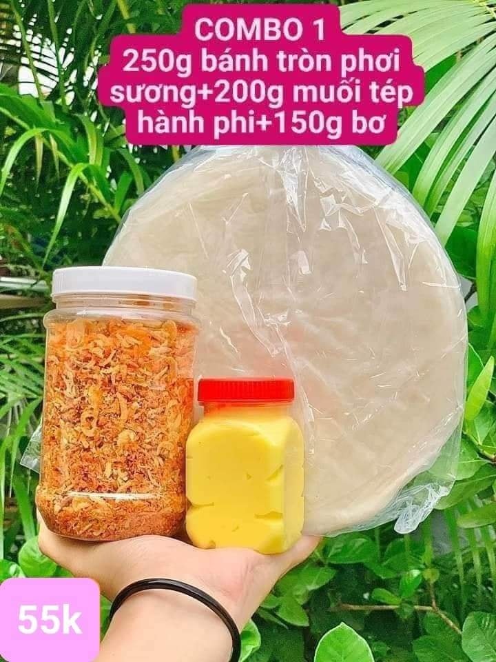 [🆕🇻🇳] Tổng Kho Ăn Vặt Miền Trung – chuyên các món ăn vặt thịnh hành nhất hiện nay 🍔 Top1Food  🍜 COMBO PHƠI SƯƠNG – ĂN LÀ NGHIỆN ĐÃ VỀ LẠI RỒI KHÁCH NHA
 Combo 1 bao gồm:  250 gam bánh tráng – 200gam tép hành phi – 150gam bơ nha giá 55k/combo,2 combo f , shares-0✔️ , likes-2❤️️ , date-2025-07-12 01:55:30🇻🇳🇻🇳🇻🇳📰🆕