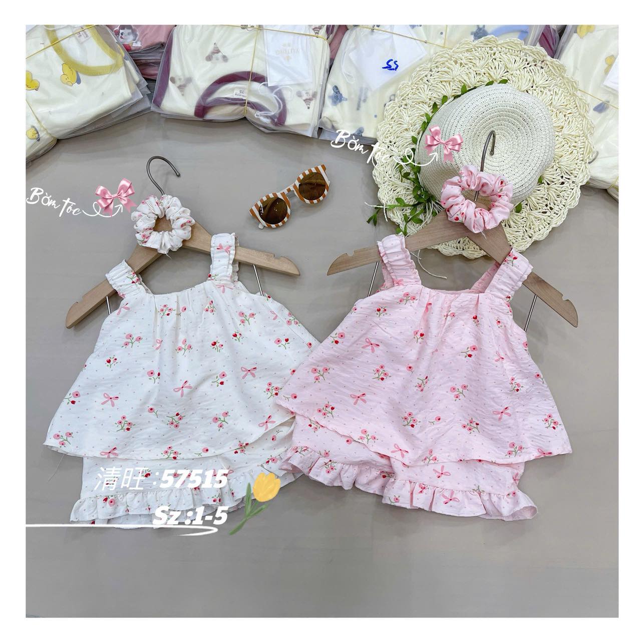 [🆕🇻🇳]  Thuỷ Nghé Kids  – Chuyên sỉ SLL quần áo Thời Trang Trẻ Em & Sơ Sinh đầy đủ các mẫu 🧑‍🧒❤️️👶⭐️  “SWEET CHERRY #M5 – 2 dây in cherry, kèm nơ bản to cùng màu – đáng yêu hết nấc!
Có sẵn – giá sỉ cả set.
Zalo: 0335.238.868”
, shares-0✔️ , likes-0❤️️ , date-2025-07-15 03:23:38🇻🇳🇻🇳🇻🇳📰🆕