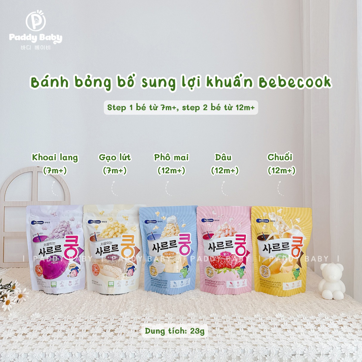 [🆕🇻🇳] Paddy Baby – Mẹ và Bé nội địa Hàn 🧑‍🧒❤️️👶⭐️ 𝐍𝐞𝐰 𝐀𝐫𝐫𝐢𝐯𝐚𝐥
𝐁𝐚́𝐧𝐡 𝐛𝐨̉𝐧𝐠 𝐛𝐨̂̉ 𝐬𝐮𝐧𝐠 𝐥𝐨̛̣𝐢 𝐤𝐡𝐮𝐚̂̉𝐧 𝐁𝐞𝐛𝐞𝐜𝐨𝐨𝐤 – 𝐁𝐞́ 𝐚̆𝐧 𝐧𝐠𝐨𝐧 𝐦𝐢𝐞̣̂𝐧𝐠 𝐡𝐨̛𝐧, 𝐭𝐢𝐞̂𝐮 𝐡𝐨𝐚́ 𝐝𝐞̂̃ 𝐝𝐚̀𝐧𝐠 𝐡𝐨̛𝐧Bánh có hình dáng nhỏ, phù hợp với  , shares-0✔️ , likes-0❤️️ , date-2025-07-18 16:08:19🇻🇳🇻🇳🇻🇳📰🆕