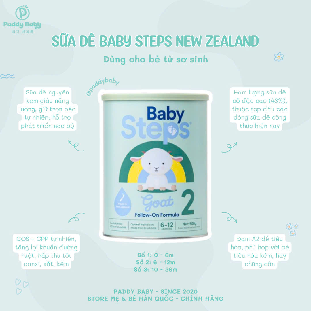 [🆕🇻🇳] Paddy Baby – Mẹ và Bé nội địa Hàn 🧑‍🧒❤️️👶⭐️ 𝐒𝐮̛̃𝐚 𝐝𝐞̂ 𝐁𝐚𝐛𝐲 𝐒𝐭𝐞𝐩𝐬 – 𝐃𝐮̛𝐨̛̃𝐧𝐠 𝐜𝐡𝐚̂́𝐭 𝐭𝐮̛̀ 𝐭𝐡𝐢𝐞̂𝐧 𝐧𝐡𝐢𝐞̂𝐧, 𝐧𝐚̂𝐧𝐠 𝐛𝐮̛𝐨̛́𝐜 𝐩𝐡𝐚́𝐭 𝐭𝐫𝐢𝐞̂̉𝐧 𝐜𝐡𝐨 𝐛𝐞́
Baby Steps là dòng sữa dê nguyên kem cao cấp nhập khẩu nguy , shares-0✔️ , likes-0❤️️ , date-2025-07-19 02:00:20🇻🇳🇻🇳🇻🇳📰🆕