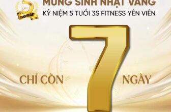 [???] QT Fitness & Yoga Yên Viên ? Top1Yoga ??‍♀️ ĐẾM NGƯỢC  7 NGÀY SỰ KIỆN ĐẶC BIỆT NHẤT NĂM TẠI 3S FITNESS YÊN VIÊN
” MỪNG SINH NHẬT 5 TUỔI” – RỰC RỠ HÀNH TRÌNH 5 NĂM
Thời gian: 18h30 Thứ 5 Ngày 31.07.2 , shares-2✔️ , likes-3❤️️ , date-2025-07-24 16:01:00????????
