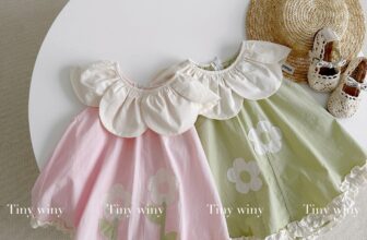 [🆕🇻🇳] TinyWiny – Thiết kế – Thời trang 🧑‍🧒❤️️👶⭐️  Thiên thần nhỏ rạng rỡ như nụ hoa mùa xuân
Set váy cổ cánh sen xinh yêu – phối hoa in nổi ngọt ngào đến tan chảy
Màu pastel nhẹ nhàng: hồng – xanh lá d , shares-0✔️ , likes-0❤️️ , date-2025-07-24 23:36:11🇻🇳🇻🇳🇻🇳📰🆕