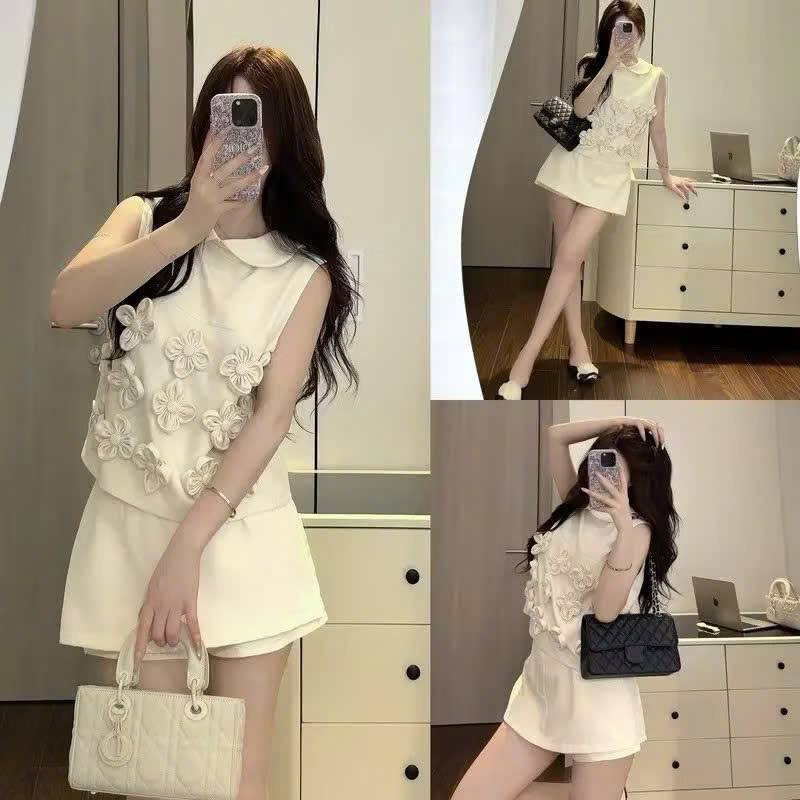 [🆕🇻🇳] HAMY Clothing  👕 Top1Fashion 👗  Sét chéo hàn đính hoa nổi cúc bọc cắt laze kèm quần giả váy
Size 40-60kg
#230k
, shares-0✔️ , likes-0❤️️ , date-2025-07-25 20:28:27🇻🇳🇻🇳🇻🇳📰🆕