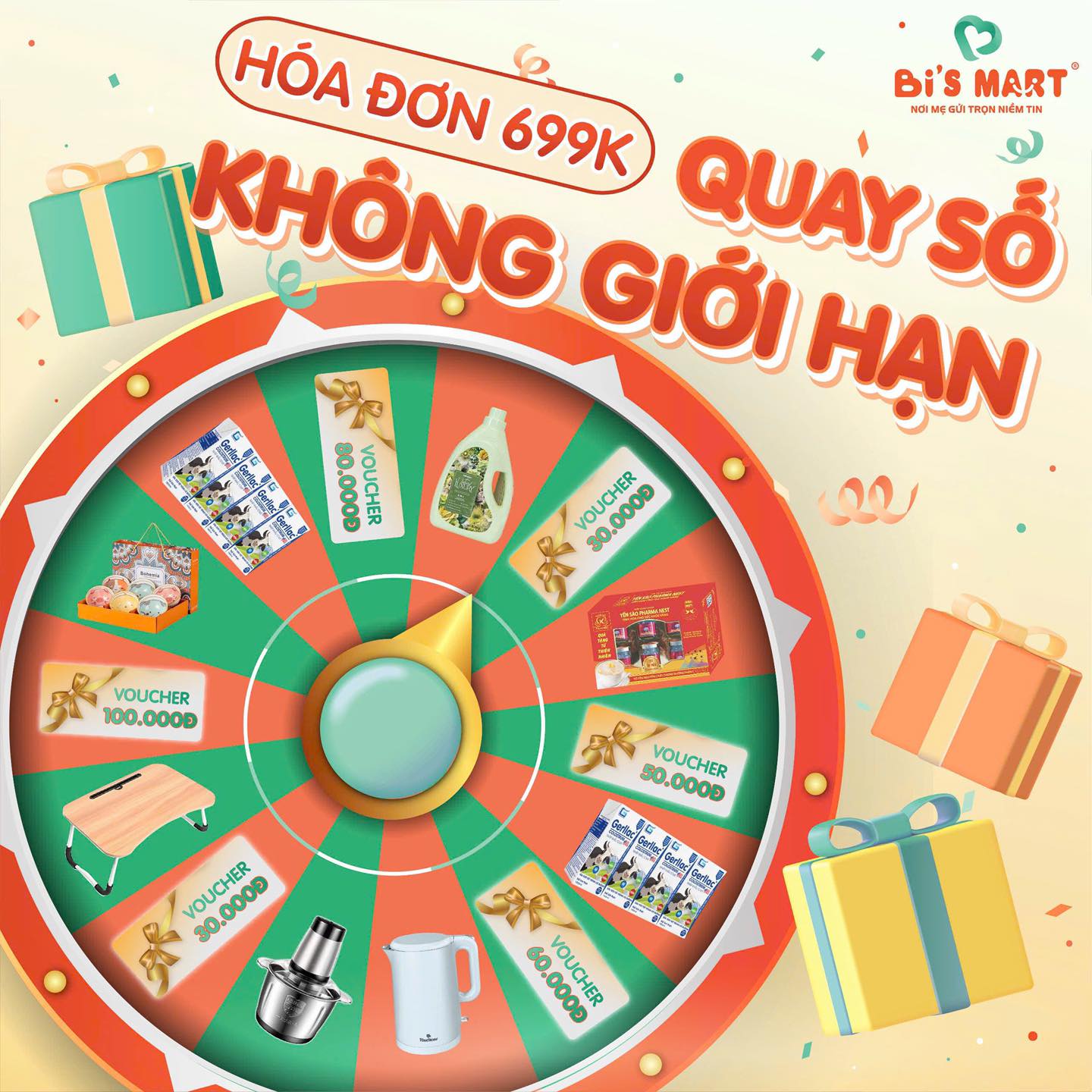 [🆕🇻🇳] Bi’S MART Đông Thạnh – Hệ thống cửa hàng mẹ và bé Bi’S MART 🧑‍🧒❤️️👶⭐️  CHẠY NGAY DEAL HOT – CHỈ 3 NGÀY DUY NHẤT 25, 26, 27/7
ƯU ĐÃI KÉP – CỰC HẤP DẪN1⃣ NHÂN ĐÔI ĐIỂM SỮA BỘT
Áp dụng cho các dòng sữa: Delimil, Del , shares-0✔️ , likes-6❤️️ , date-2025-07-25 04:28:11🇻🇳🇻🇳🇻🇳📰🆕