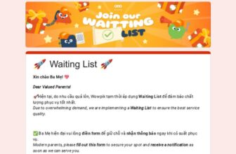 [🆕🇻🇳] Toy Subscription – Gói Thuê Đồ Chơi Định Kỳ Cho Bé 🧑‍🧒❤️️👶⭐️  Wowpik thông báo nâng cấp dịch vụ và mở WAITING LIST ưu tiên cho ba mẹ đăng ký sớm2025 là một cột mốc đặc biệt ghi dấu hành trình 5 năm của Wowpik – d , shares-0✔️ , likes-0❤️️ , date-2025-05-03 02:01:20🇻🇳🇻🇳🇻🇳📰🆕