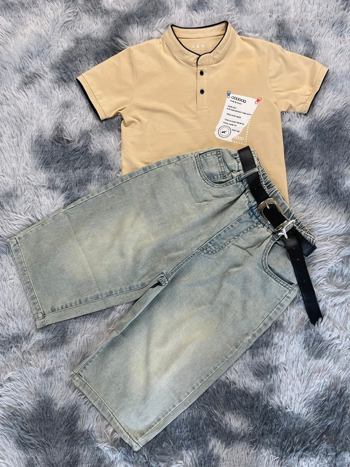 [🆕🇻🇳] Shop kids 🧑‍🧒❤️️👶⭐️ MUỐN CÁC TY CỦA NHÀ MÌNH ĐẸP CÁC MOM ĐỪNG BỎ QUA NHỮNG SIÊU PHẨM NÀY NHÉ
SIZE 10-47KG
Áo cotton 100% co giãn 4 chiều kết hợp với quần jean dày co giãn
mua  , shares-0✔️ , likes-7❤️️ , date-2024-12-05 16:55:00🇻🇳🇻🇳🇻🇳📰🆕