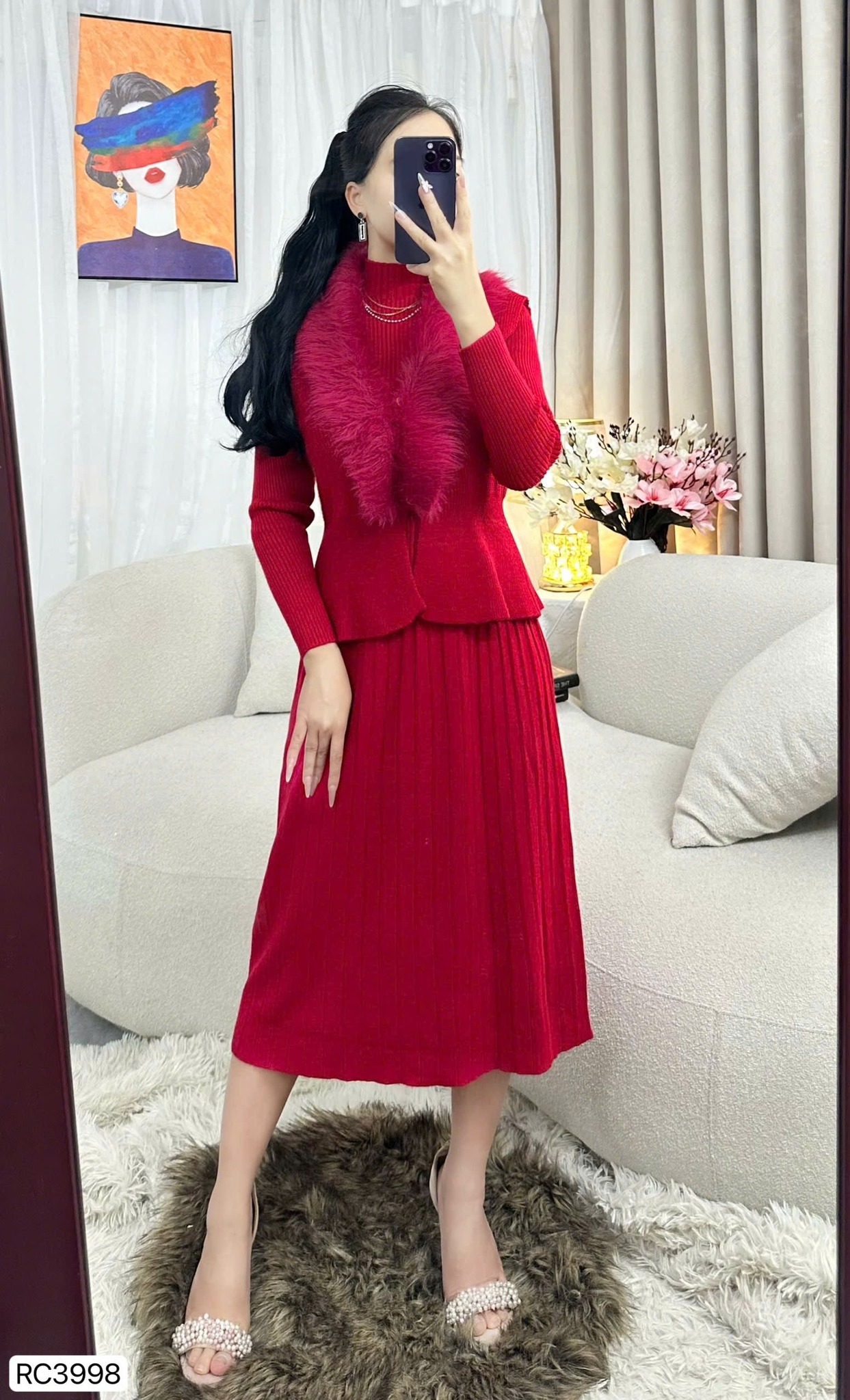 [🆕🇻🇳] Váy đầm dự tiệc 👕 Top1Fashion 👗  SET VÁY VÀ ÁO KHOÁC ĐÍNH LÔNG CAO CẤP
Giá lẻ 615kSet thiết kế gồm khoác đính lông  và váy liền chất liệu vải len , vải mềm, mịn ,có độ co giãn và thấm hú , shares-0✔️ , likes-0❤️️ , date-2024-12-24 05:58:14🇻🇳🇻🇳🇻🇳📰🆕