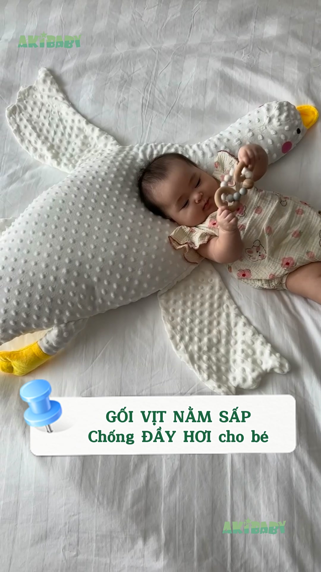 [🆕🇻🇳] Akibaby – Thế Giới Tiện Ích Cho Bé 🧑‍🧒❤️️👶⭐️ GỐI VỊT CHỐNG ĐẦY HƠI – BÉ NẰM ÊM, MẸ AN TÂM
Mẹ ơi, con có một chiếc gối siêu đỉnh, giúp con nằm sấp mà không lo đầy hơi, ọc sữa nữa.
Giúp con tiêu hóa tốt , shares-0✔️ , likes-0❤️️ , date-2025-04-04 23:24:03🇻🇳🇻🇳🇻🇳📰🆕