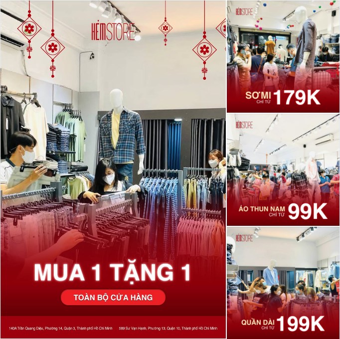 [🆕🇻🇳] HẺM STORE – Cửa hàng quần áo nam 👕 Top1Fashion 👗   NHANH TAY SẮM ĐỒ TẾT CÙNG CHƯƠNG TRÌNH GIẢM GIÁ LỚN NHẤT TRONG NĂM TẠI HẺM STOREMUA 1 TẶNG 1 TẤT CẢ CÁC SẢN PHẨM
Tất cả các sản phẩm đều được áp dụng c , shares-0✔️ , likes-3❤️️ , date-2025-01-08 21:03:08🇻🇳🇻🇳🇻🇳📰🆕