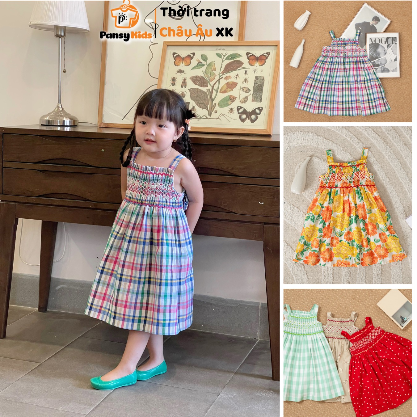 [🆕🇻🇳] Pansy Kids – Chuyên sỉ lẻ thời trang trẻ em cao cấp 🧑‍🧒❤️️👶⭐️  Đầm smock xinh xỉu – Bé yêu mặc là “auto” cute!
Giá sốc: 329k ➔ chỉ còn 289k
Link mua hàng:
Cotton cao cấp, mềm mát
Form rộng dễ thương, bé mặc cực y , shares-0✔️ , likes-3❤️️ , date-2025-04-29 03:48:04🇻🇳🇻🇳🇻🇳📰🆕
