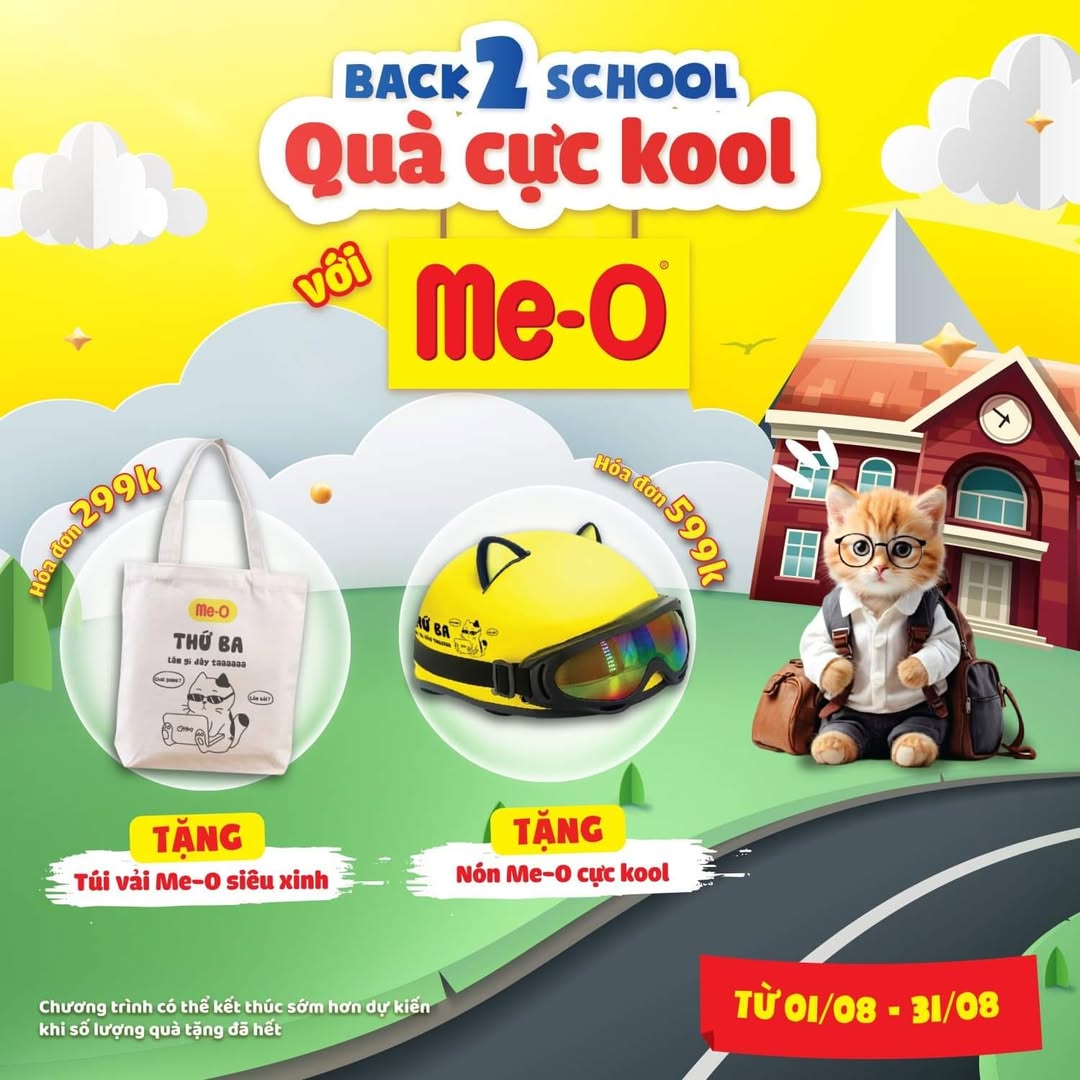 [🆕🇻🇳] OPET – dịch vụ cho thú cưng 🐶🦜 Top1Pets 🐱🐠  Với hóa đơn từ 299K: Nhận ngay Túi vải Me-O siêu xinh
Với hóa đơn từ 599K: Nhận ngay Nón bảo hiểm Me-O cực coolTham gia ngay, nhận quà liền tay, hứng k , shares-0✔️ , likes-0❤️️ , date-2024-09-05 00:04:05🐶🐱🇻🇳🇻🇳🇻🇳📰🆕