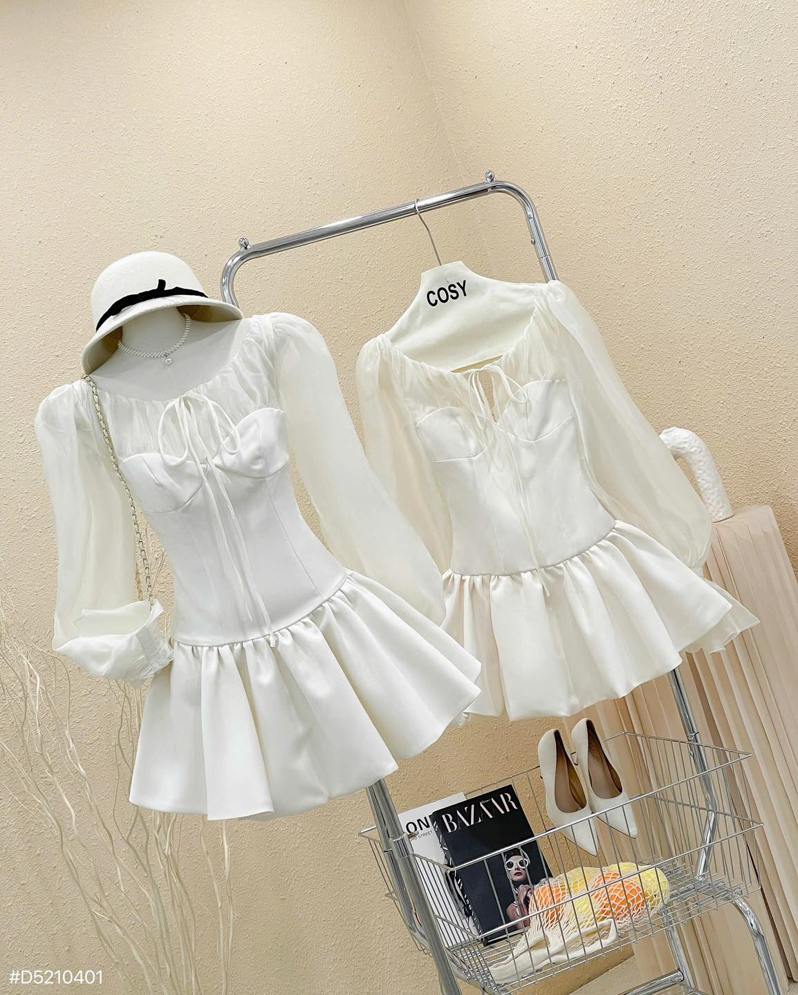 [🆕🇻🇳] Mỹ Linh House – Chuyên Sỉ – Lẻ Thời Trang Nữ Thiết Kế  👕 Top1Fashion 👗  #D5210401
Đầm xoè tay phối tơ phồng tiểu thư kèm quần 1 màu
Size: SM
3️⃣2️⃣5️⃣
, shares-0✔️ , likes-0❤️️ , date-2025-05-08 21:55:04🇻🇳🇻🇳🇻🇳📰🆕