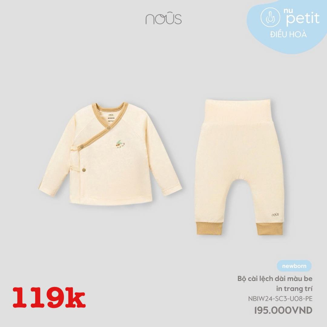 [🆕🇻🇳]  BeBé Kidz – Đồ sơ sinh chính hãng – �Đại lý phân phối Chaang, Punchun, Bu Baby, Hrnee, UalaRogo, La Pomme, Bons99,… 🧑‍🧒❤️️👶⭐️ Các mom sắp sinh không nên bỏ lỡ qua post này của shop nhé

Năm mới có 1 lần Nous sale sâu đậm như này thôi ạ
 , shares-1✔️ , likes-2❤️️ , date-2025-06-19 23:59:46🇻🇳🇻🇳🇻🇳📰🆕