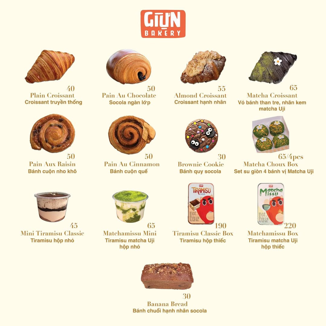 [🆕🇻🇳] Giựn Bakery – Tiệm bánh 🍔 Top1Food  🍜 Menu bánh Giựn Bakery
 , shares-2✔️ , likes-12❤️️ , date-2025-05-24 00:21:27🇻🇳🇻🇳🇻🇳📰🆕