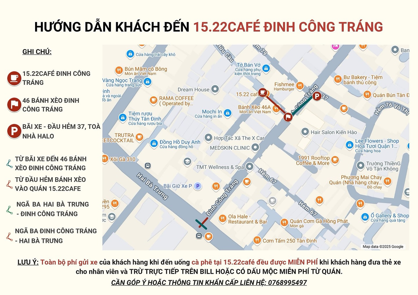 [☕️🇻🇳] 15.22 café – wine – live music ☕️ Top1Coffee ☕️  MAP DẪN ĐƯỜNG ĐẾN 15.22CAFÉ ĐINH CÔNG TRÁNG
Bạn đi lạc hoài không tới được tụi mình? Đây là bản đồ chi tiết dẫn thẳng tới quán  , shares-1✔️ , likes-3❤️️ , date-2025-07-16 22:38:19🇻🇳🇻🇳🇻🇳📰🆕