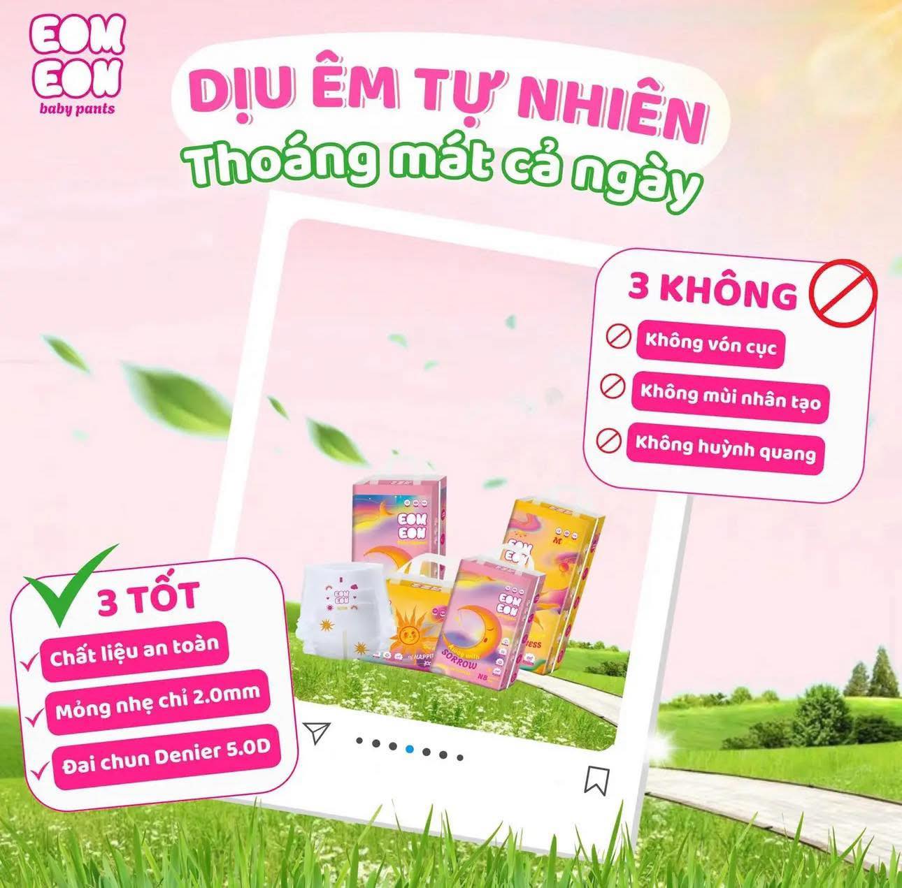 [🆕🇻🇳] BaBy House – Chuyên đồ sơ sinh cao cấp trọn gói  🧑‍🧒❤️️👶⭐️ Riêng mùa hè dùng bỉm thì Eom Eom , NADY là số 1 !! Siu mỏng siu thấm hút và siu quà
Chạy deal có quà chỉ từ 1 bịch bỉm
Nhưng hãy chốt deal oto đi :))) em , shares-0✔️ , likes-0❤️️ , date-2025-08-13 19:11:12🇻🇳🇻🇳🇻🇳📰🆕